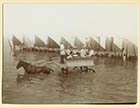 Pettmans Bathing paltform and cart ca 1900[Photo]